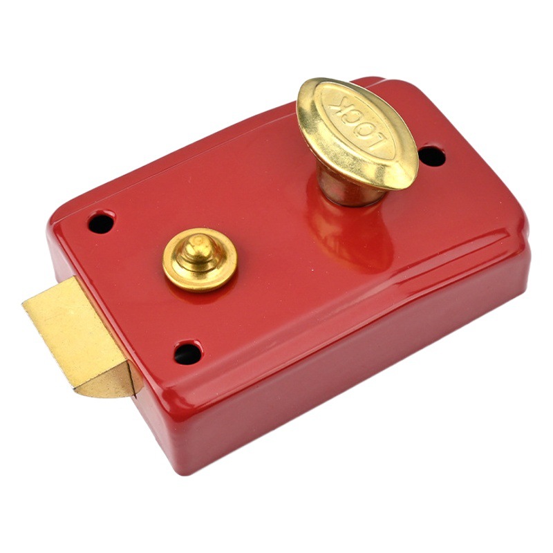 Bullhead cerradura de la puerta 708 cerradura de la puerta interior cerradura de la puerta exterior Interior mortaja cerradura de la puerta de madera Puerta de Hierro sola lengua cerradura de la puerta