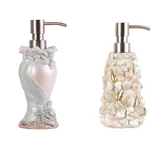 Creative Ocean Shell Soap Dispenser European and American Bathroom Lotion Bottle Cross-border Ins Style Decoration Liquid Sub-bottling