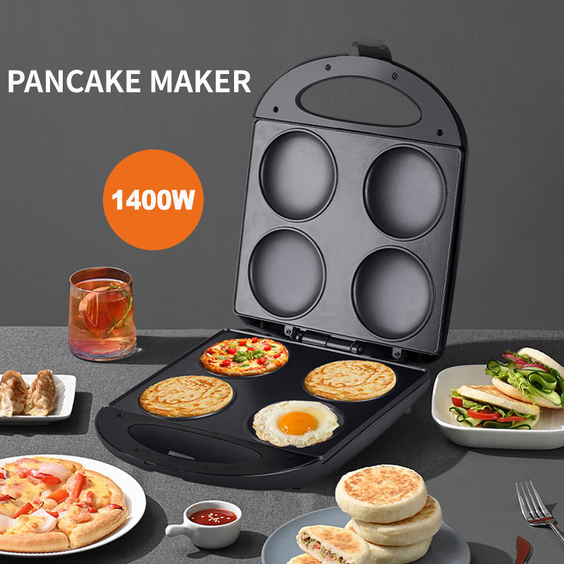 Cross-Border European Standard Maker Multifunctional Egg And Corn Pancake Arepas Make Breakfast Machine 1400W_voghion.com
