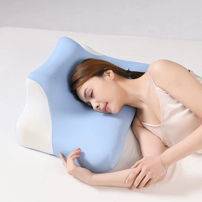 Cross-border multifunctional lying pillow Waist support - light-bluemultifunctional-pillow-for-sleeping-playing-and-lying-down-width-40cmlength-60cmheight-23cm