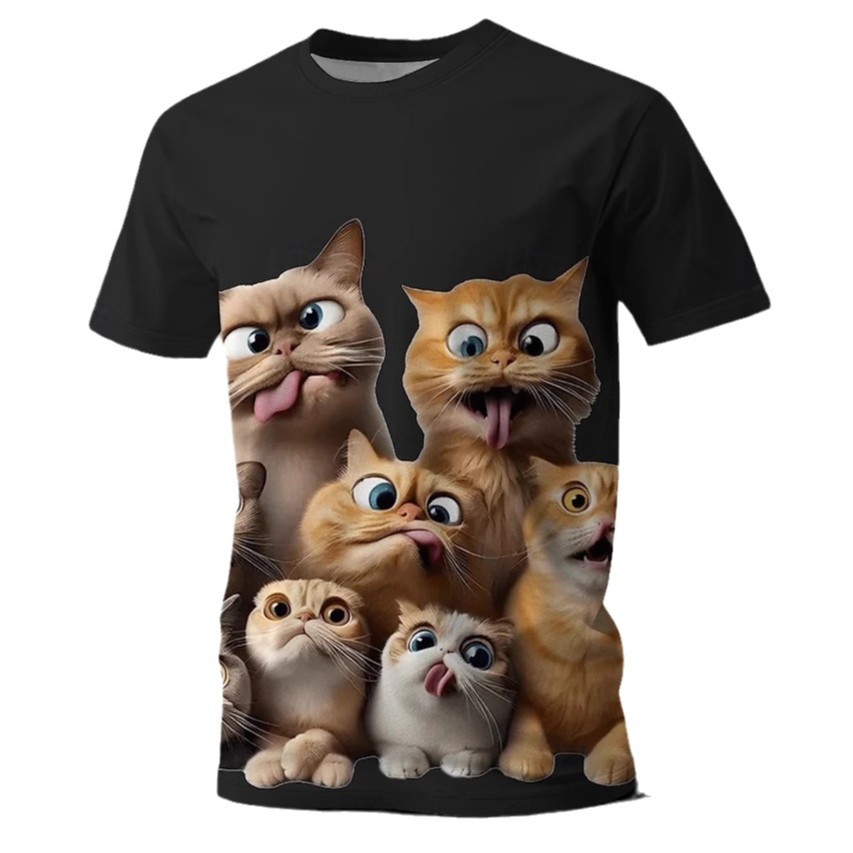 Camiseta de manga corta con cuello redondo suelto de todo fósforo de la calle de verano para hombres