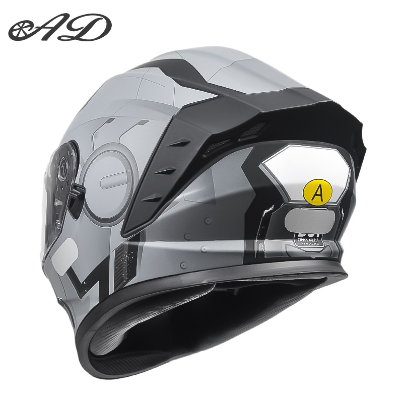 Nuevo estándar nacional 3C certificado casco de motocicleta eléctrica hombres y mujeres otoño e invierno cálido casco de invierno casco de motocicleta