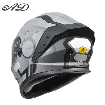 Motosiklet kaskı (dəbilqə) 3C Certified Motorcycle Full-Face Helmet Cycling