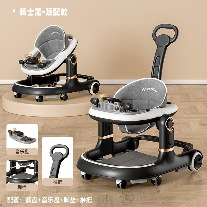 Transfronterizos婴儿 caminante plegable multifuncional anti-rollback婴儿 caminante infantil aprende a caminar estricto empuje mano