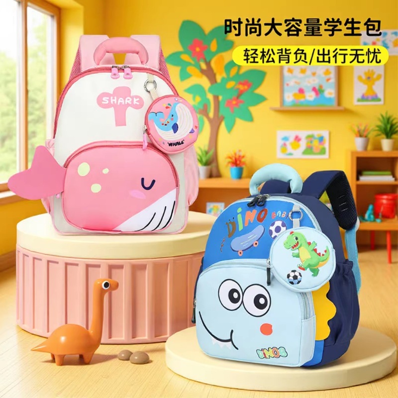 Cute kindergarten backpack for girls and boys, 2026 new style, lightweight baby backpack