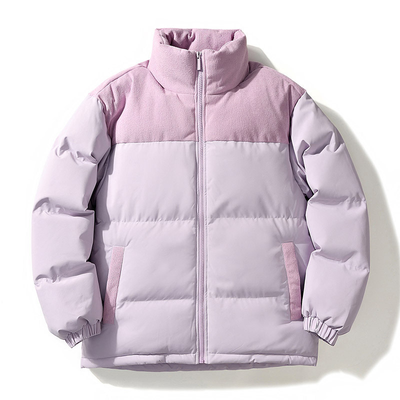 Doudoune à col montant pour homme et femme – Manteau d'hiver en coton 200 g (7 couleurs)_voghion.com