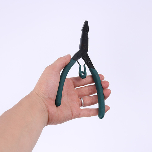 Special C-clamp pliers for Faset transmission repair, flat head, flat mouth, ring clamp pliers, shaft hole, assembly and disassembly, outer caliper