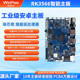 安卓主板 rk3566 安卓工控主板 4G TLE网络 多串口 4K EDP