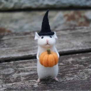 Independent Station Hot Selling Halloween Mouse Pumpkin Gift Ornaments Christmas Handmade Ideas