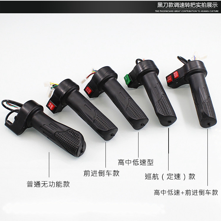 Mango de coche eléctrico mango de control de velocidad batería mango de coche accesorios Engrasador Universal