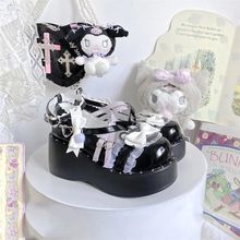 大头娃娃鞋女小皮鞋2024年春季可爱新款日系软妹洛丽塔鞋lolita鞋