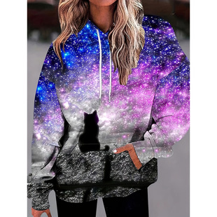 J 25659 Cat Paw Print Women's Hoodies ؈צӡ��Ůʿ�l��