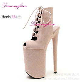 Cosplay女鞋;高跟凉鞋;女式皮靴