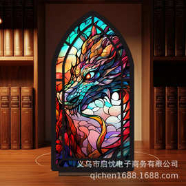 跨境新品Book Nook木质龙书立书架装饰摆件奇幻书角饰品读者礼物