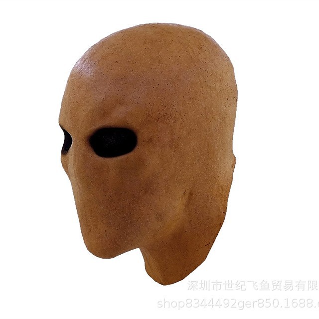 Alien máscara masculina sin rostro látex tocado Halloween Masquerade horror scary Dress Up props Venta caliente