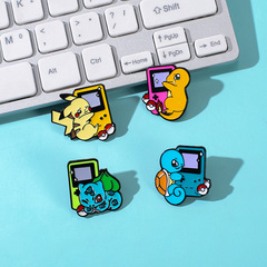 日系卡通神奇寶貝掌機徽章創意動漫口袋妖怪胸針書包服裝別針配飾