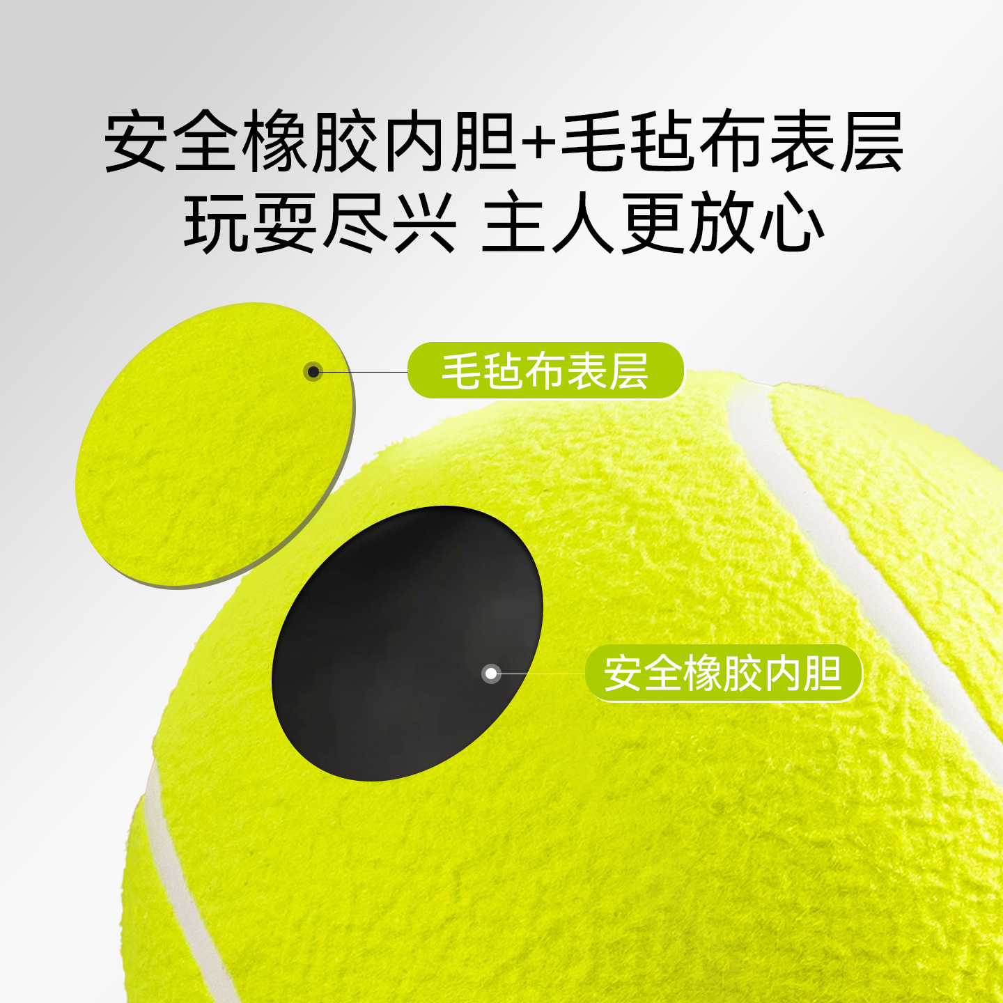 Pelota de juguete para perros de gran tamaño para aliviar el aburrimiento