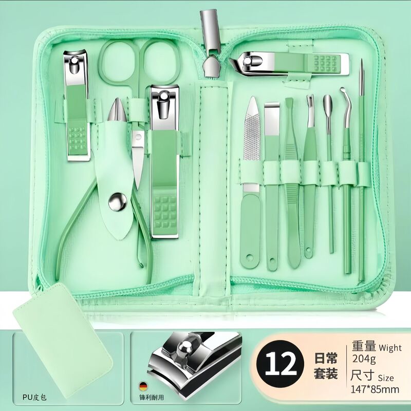 爪切りセット ジッパーバッグ 35点セット 爪切りセット 美容・ネイル専用 爪切り マニキュア用爪切り|undefined