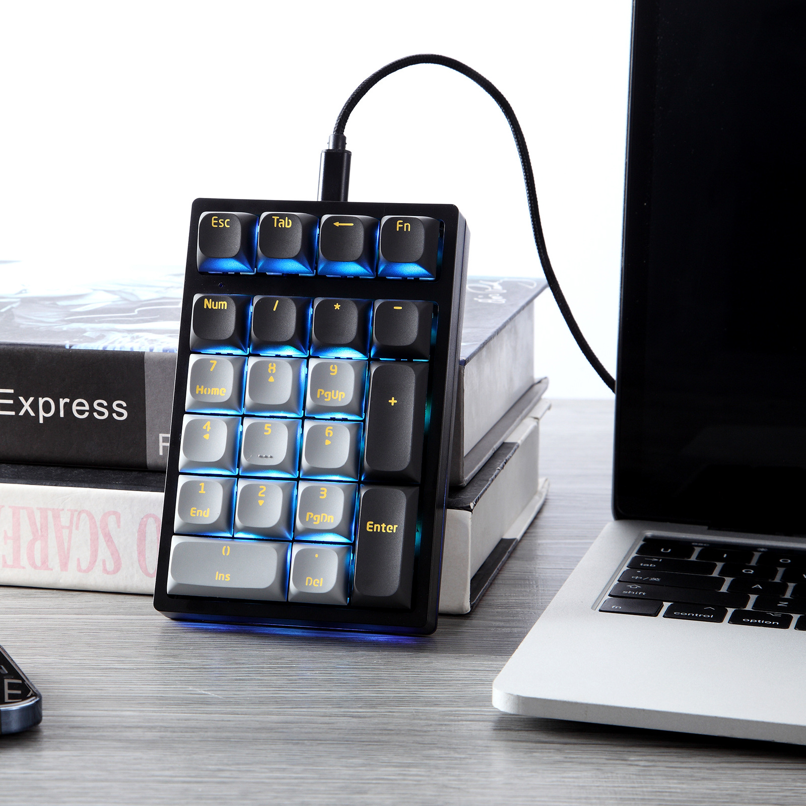 摩豹Darmoshark數字機械鍵盤K3佳達隆插拔軸RGB背光帶軟件自定義