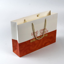 厂家直销灵芝孢子粉手提袋礼品袋破壁粉高端纸袋可印logo纸袋定制