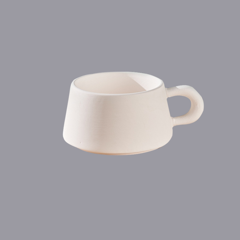 Taza de Cerámica en Blanco Cerámica para Pintar DIY, Bajo Esmalte para Manualidades DIY image 18
