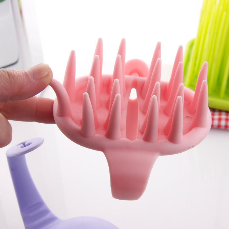 Colgante cuero cabelludo masaje suave peine champú peine de dientes anchos hogar cabeza de masaje peine Pelo Largo peine de dientes grandes