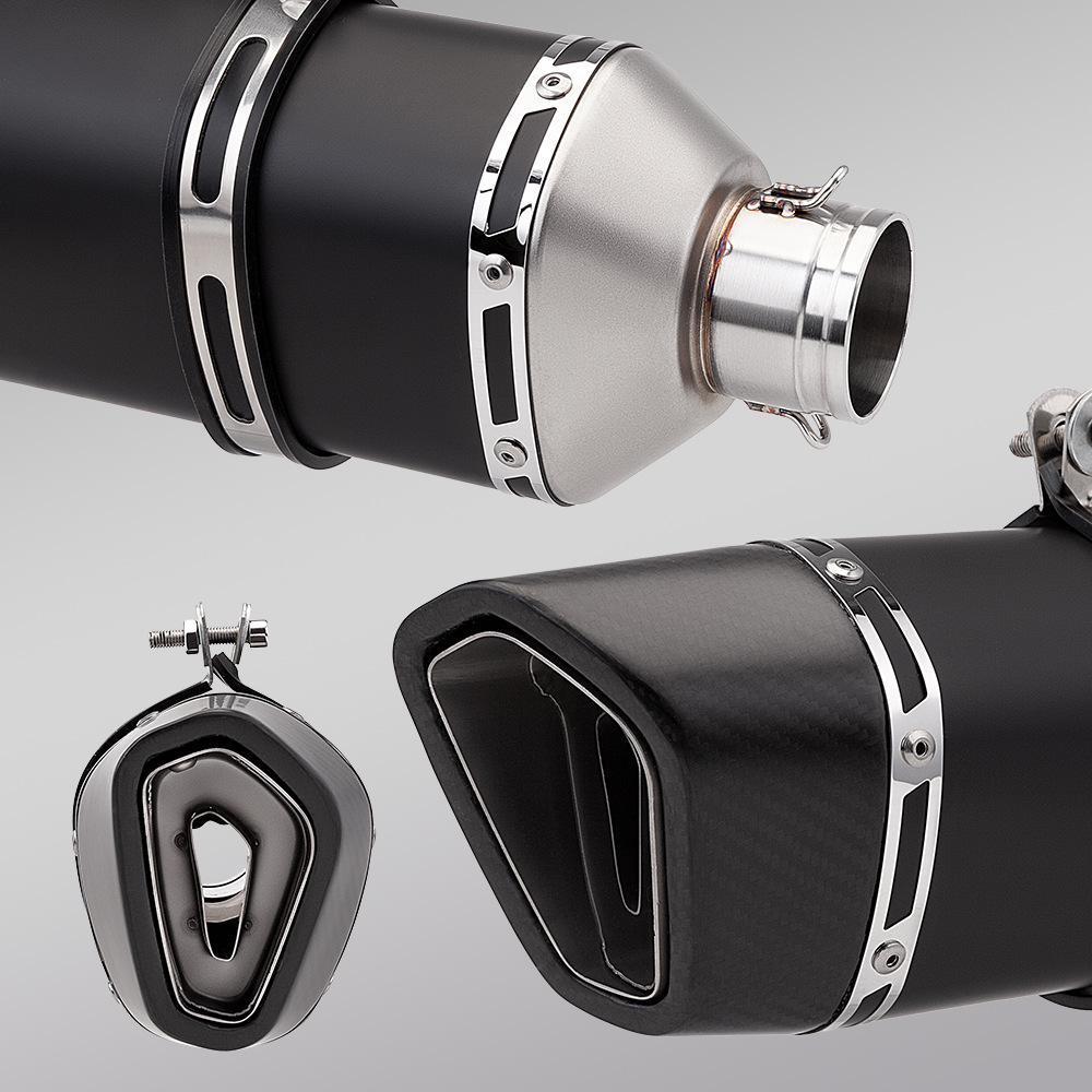 Motorcycle Racing-Style Street Exhaust Pipe Large Roman Tail Section Cbr650 Mt09 Race 800 Rc390
