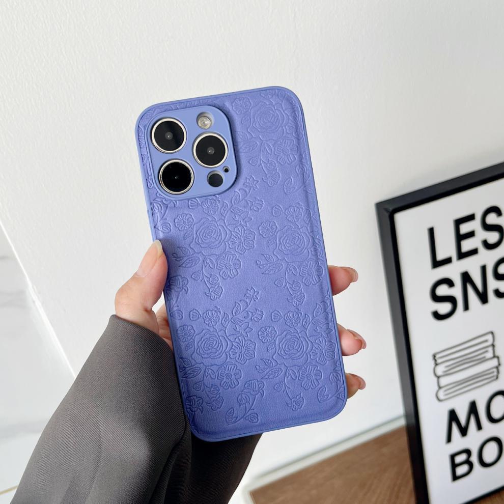 Taro púrpura relieve pequeño floral ty