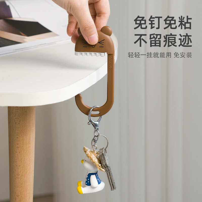 Bolsa de escritorio colgante artefacto estudiante escritorio mochila gancho punzón-libre Portátil Bolsa de escritorio de oficina dispositivo colgante