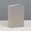 Gray open box