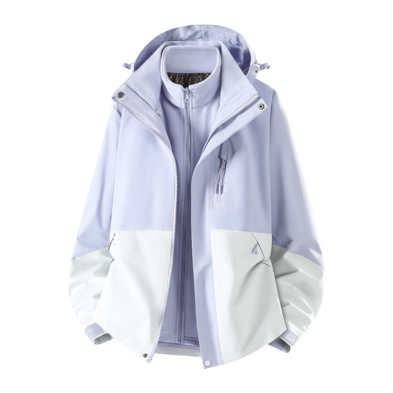 2026 chaqueta de asalto al aire libre 3 - en - 1 hombre y mujer chaqueta deportiva de capa suave chaqueta de montaña chaqueta impermeable