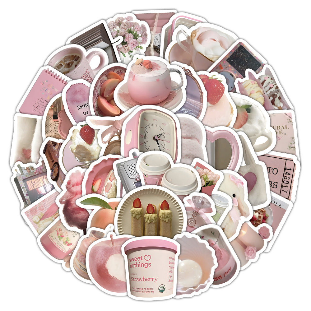 60 hojas de pegatinas de estilo retro, pegatinas de sellado de sobres de material de cuentas manuales frescas, pegatinas impermeables de venta caliente transfronteriza