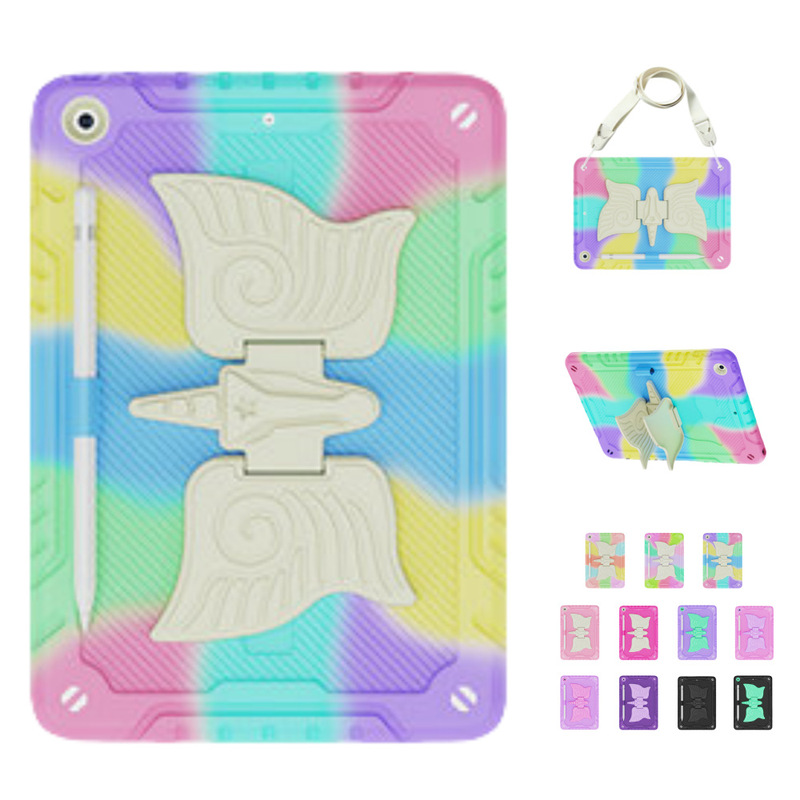Suitable for Ipad11 Tablet Case 89Th Generation 10.2 Anti-Fall Air7 Silicone Air11 Protective Case A9+ Cartoon Stand A11P Suitable for Ipad11 Tablet Case 89Th Generation 10.2 Anti-Fall Air7 Silicone Air11 Protective Case A9+ Cartoon Stand A11P