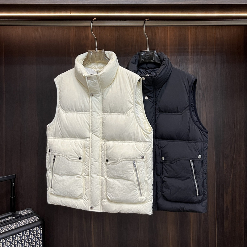 Correct Version of 25 Autumn and Winter New Mongolian Tnf Miu Miu Miu Pra Prajia Tb Hooded down Vest Jacket for Men Correct Version of 25 Autumn and Winter New Mongolian Tnf Miu Miu Miu Pra Prajia Tb Hooded down Vest Jacket for Men