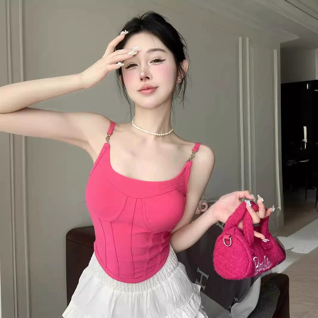 Короткая розовая рыбья кость маленькая подтяжка