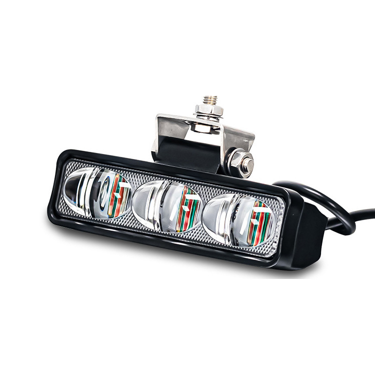 Forklift warning safety boundary area light reversing range width arc straight line red blue light 12-80V
