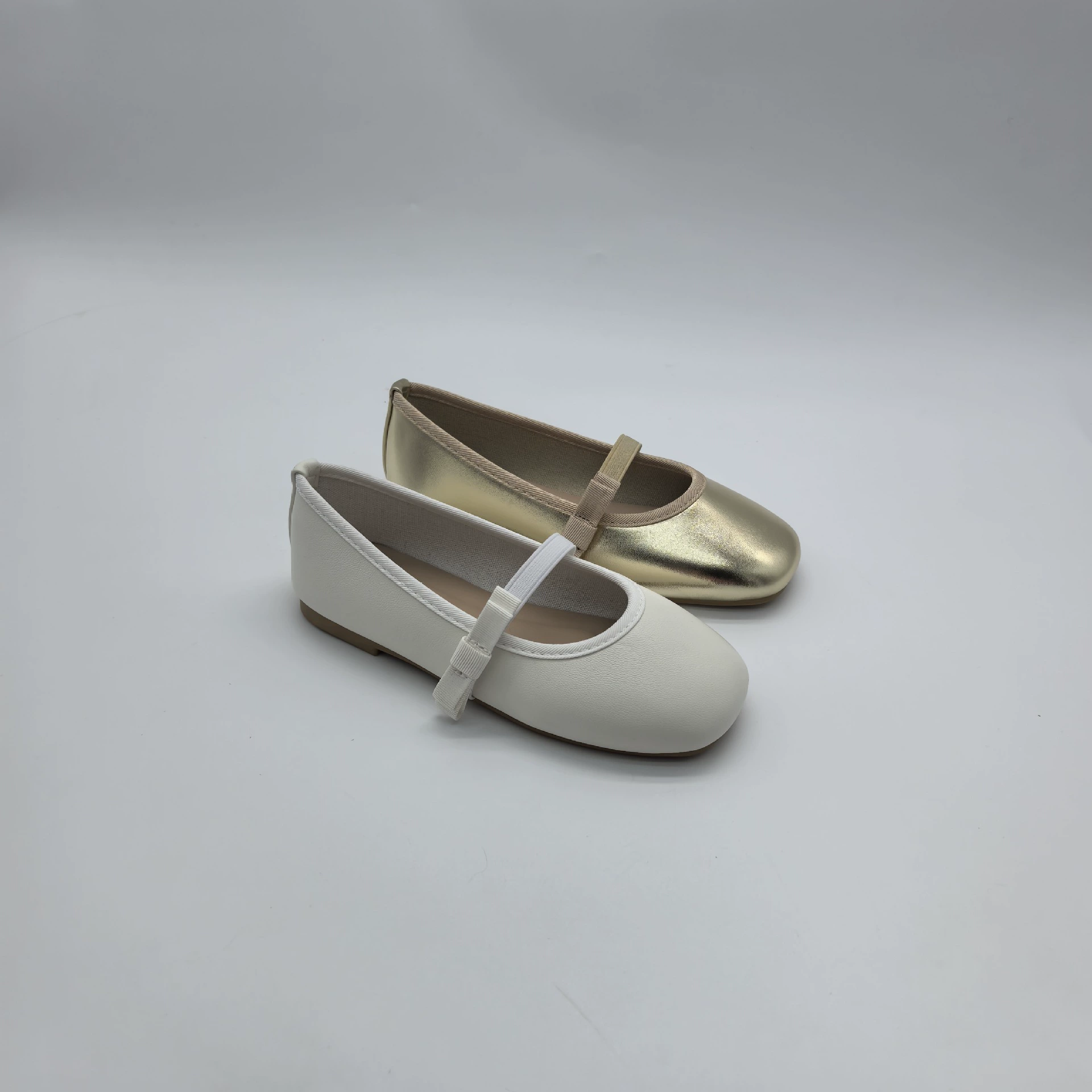 Новая квадратная голова девушка балетная обувь принцессы танцевальный ветер весна и осень кожаная обувь фабрика прямых продаж 2025 новейшая маленькая обувь