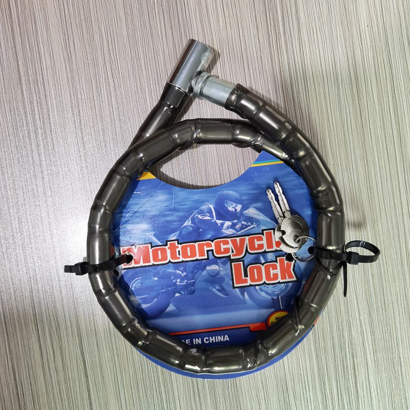 Cerradura de cadena cerradura de bicicleta cerradura antirrobo motocicleta eléctrica carretera de montaña cerradura articulada cerradura de cable de acero grueso bicicleta