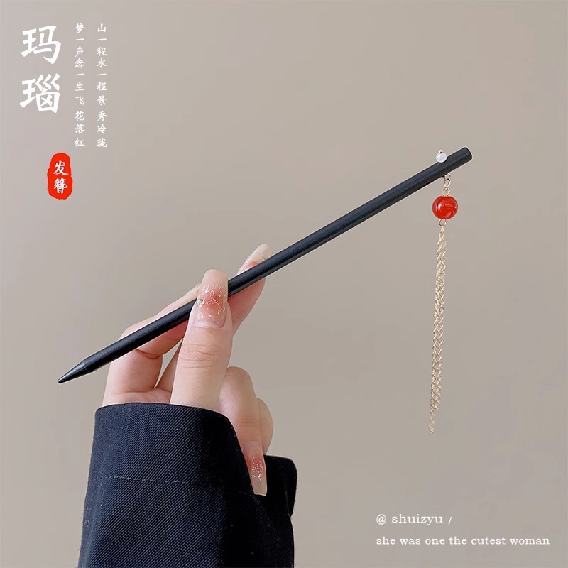 Nuevo estilo chino flange flores alfileres de cabello de alta calidad mujer cabeza trasera alfileres de cabello chino cheongsamos alfileres de cabello tocado