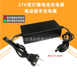 21V-3988Vf1A Car Wash Gun Electric Wrench Electric Drill Charger Lithium Battery Power Tool Charger