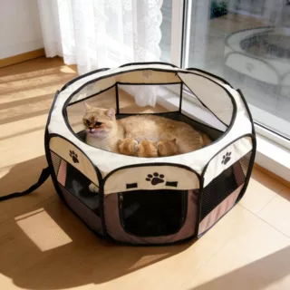 跨境宠物猫咪产房帐篷可折叠透气繁殖箱猫窝狗窝四季通用宠物用品