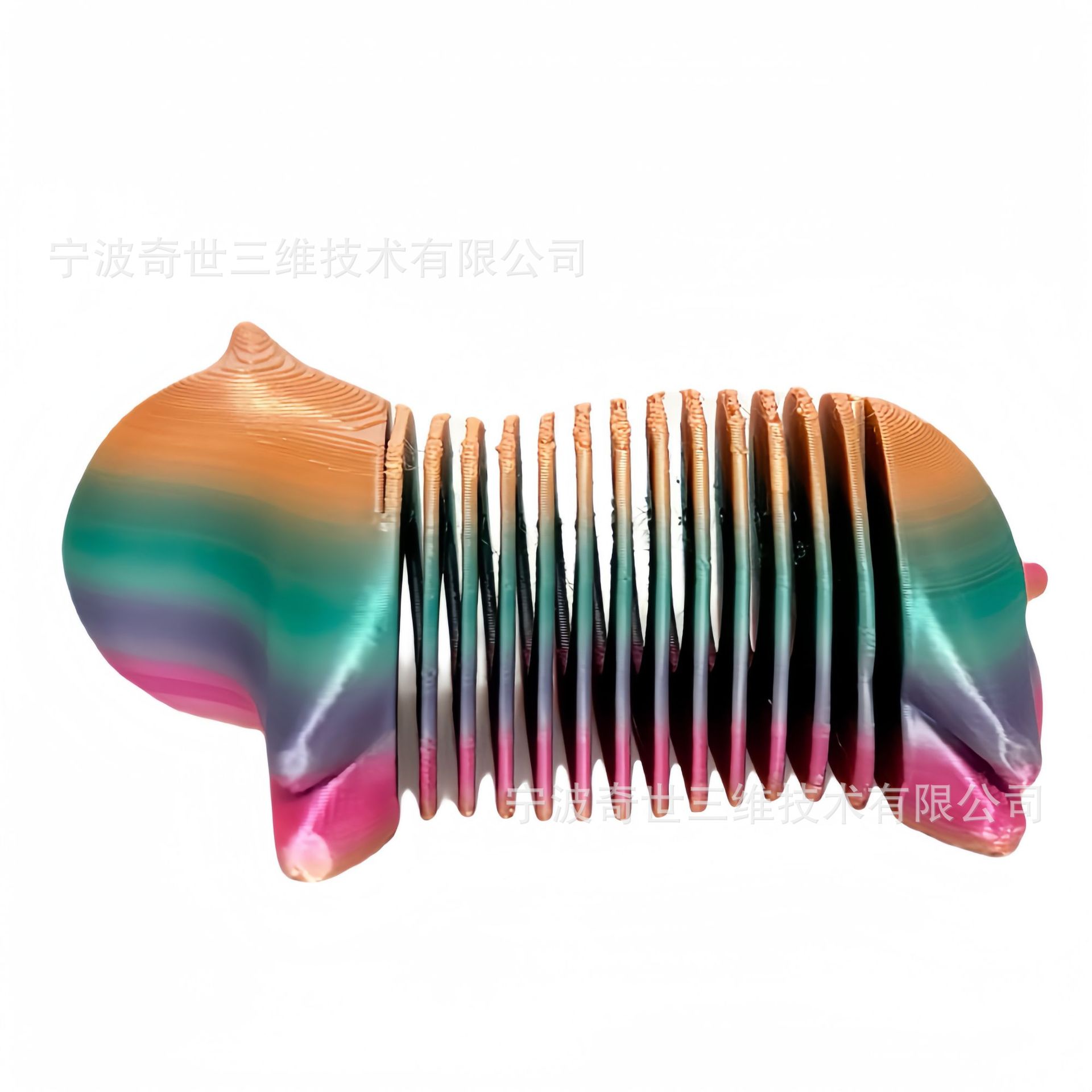 Festival del Medio Otoño y Día Nacional Productos explosivos Adornos de escritorio Toy de punta en espiral Regalo de descompresión Plástico para niños Impresión 3D Spring Cat