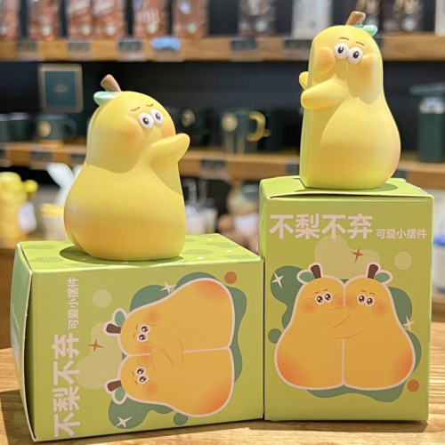 Hugable Couple Figurine, Cute Desktop Decor, Trendy Home and Office Accent, Not Pear Not Forsaken, Popular Style