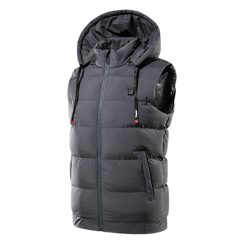 Chaleco con Calefacción Eléctrica Inteligente con Carga USB, Invierno 2025, Disponible en Fábrica, Talla Grande, Casual y Versátil