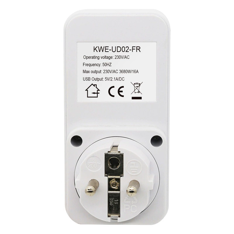 Немецко-французская Универсальная Розетка с таймером европейского стандарта, интеллектуальный контроллер времени, кухонная многофункциональная защитная розетка