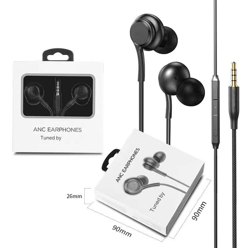 Aplicable a Samsung AKG S10 auriculares S8/S9/S10 + Control de cable con maitong Talk Android auriculares universales en la oreja