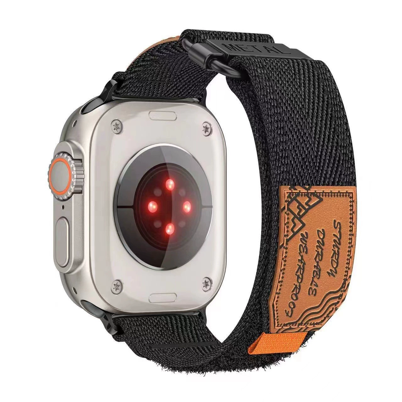 Совместимо с Apple Watch 3 4 5 6 7 8 9 серия SE, ремешок, ремешок для iWatch из нейлона/кожи по торгам