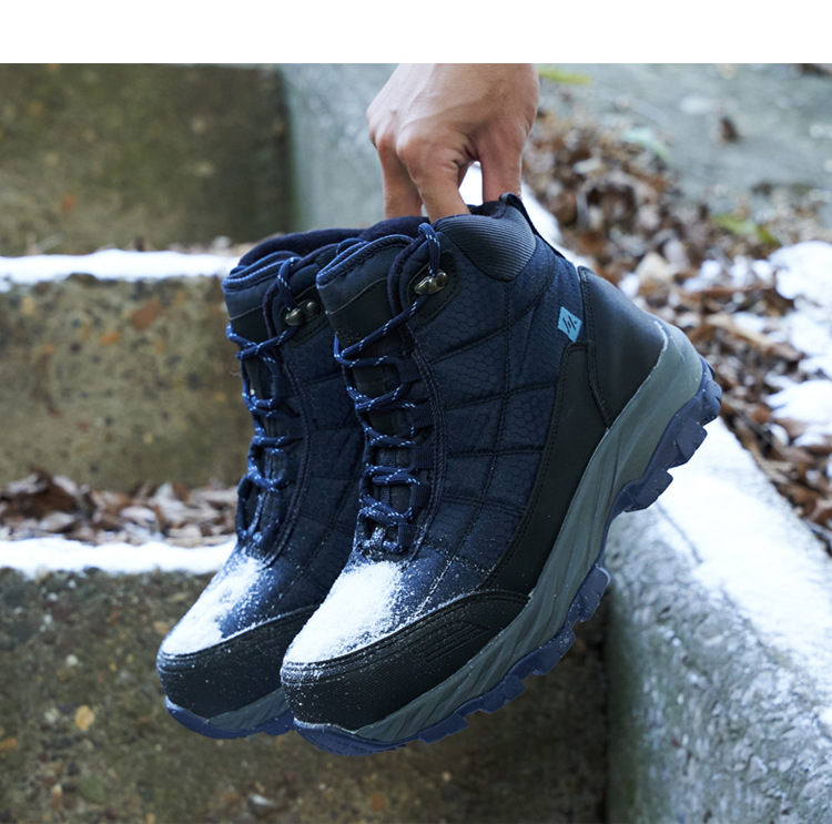 Wool Fur One Wool Boots Men's Coldproof Boots Padded Thickened Outdoor Tall Cotton Boots_voghion.com