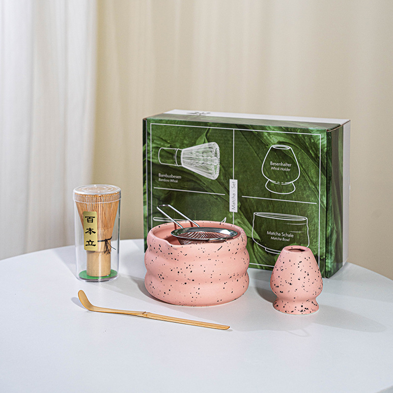 日本製サンドポイントインスタイル抹茶セット、エッグビーター、抹茶ツール、茶筅、スタンドドットティーの越境専用供給|undefined