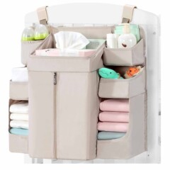 在庫あり、新しいクロスボーダー子供部屋収納ラック、ベビーベッド用吊り下げおむつ収納ラック、ベビー壁掛け